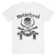T-shirt Motörhead March or Die (Back Print) White XL T-shirt