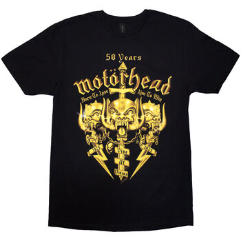 T-Shirt Motörhead 50 Years Swords & Warpig Black L T-Shirt - 1