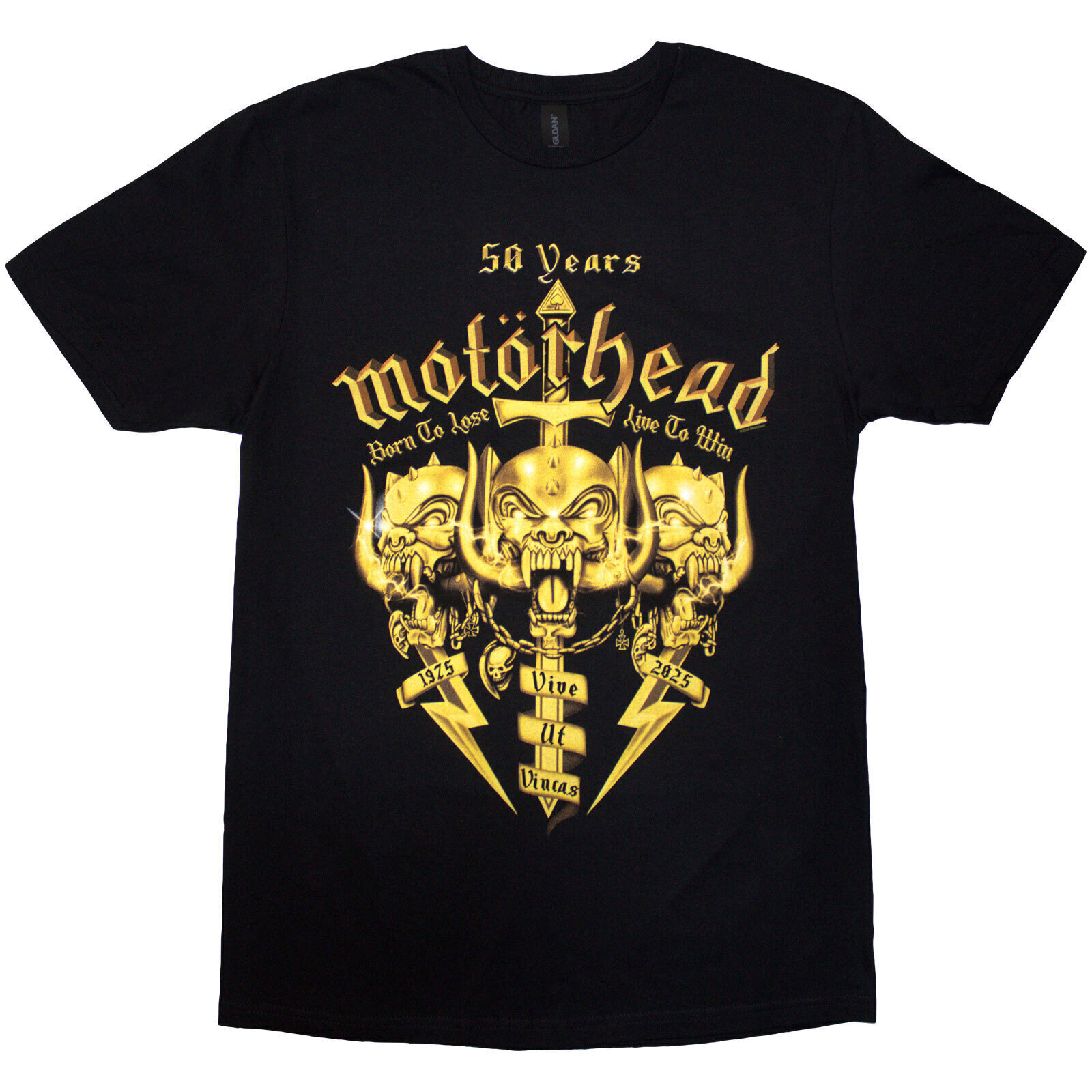 Shirt Motörhead 50 Years Swords & Warpig Black XL Shirt