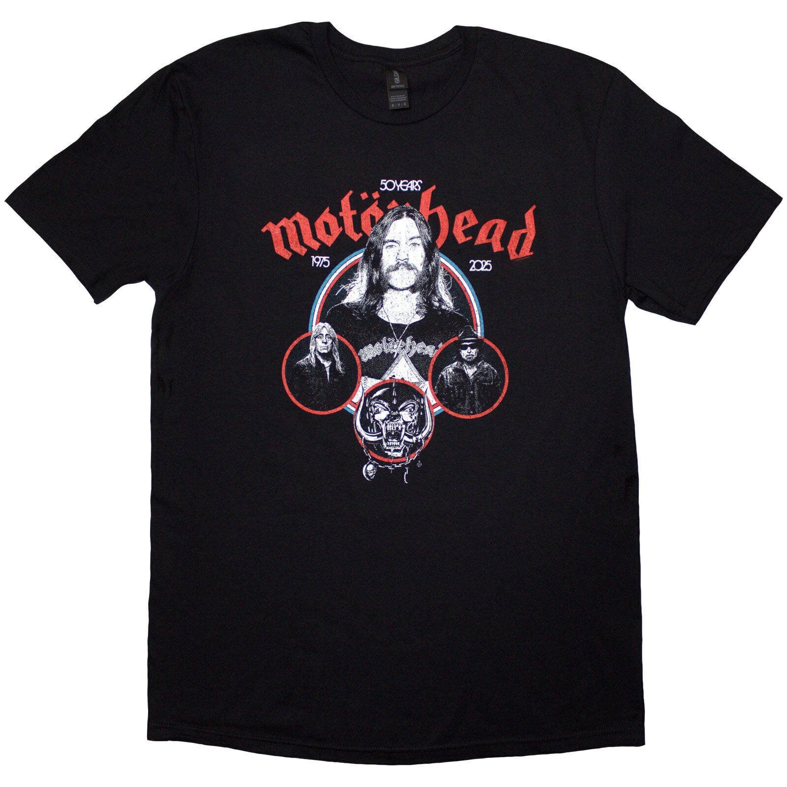 T-shirt Motörhead 50 Years Band Circles Black XL T-shirt