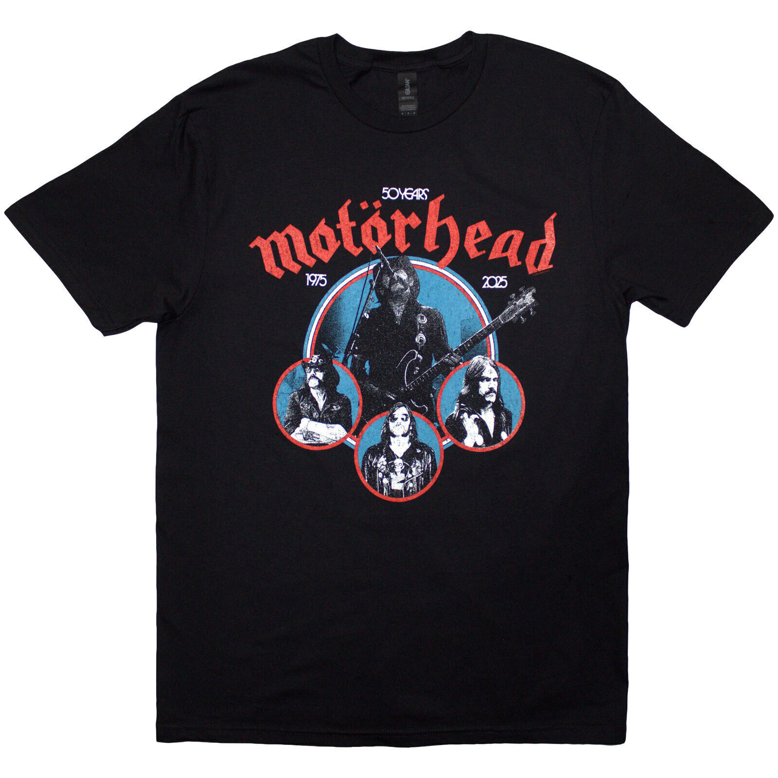T-Shirt Motörhead 50 Years Lemmy Circles Black L T-Shirt