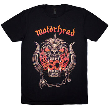 T-Shirt Motörhead 50 Years Warpig Red Gradient Black 2XL T-Shirt - 1