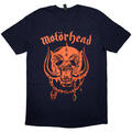 Motörhead Good & Loud (Back Print) Navy Blue M Tricou