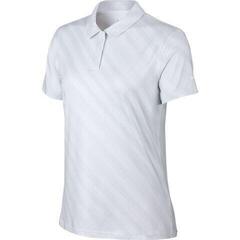 Nike Dri-Fit UV Printed Polo Golf Donna White/White M Nike Dri-Fit UV Printed Polo Golf Donna White/White M