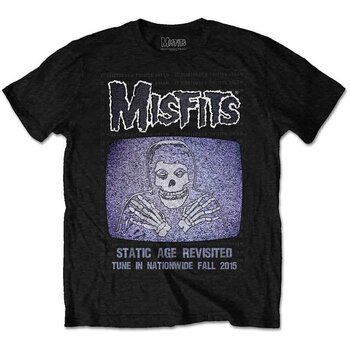 T-Shirt Misfits Static Black L T-Shirt - 1