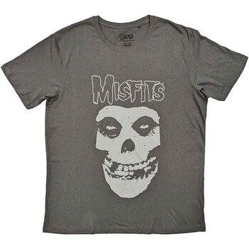 Marškinėliai Misfits Logo & Fiend Charcoal Grey M Marškinėliai - 1