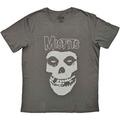 Misfits Logo & Fiend Charcoal Grey L T-Shirt
