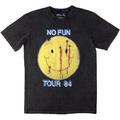 Mötley Crüe No Fun Tour '84 (Back Print) Charcoal Grey L T-shirt