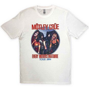 Tričko Mötley Crüe Every Mothers Nightmare White XL Tričko - 1