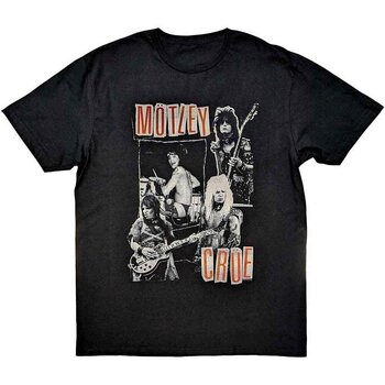 T-Shirt Mötley Crüe Vintage Punk Collage Black XL T-Shirt - 1