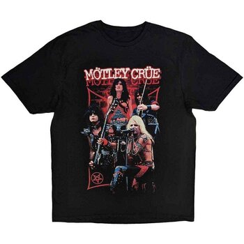 T-särk Mötley Crüe Live Montage Red Black XL T-särk - 1
