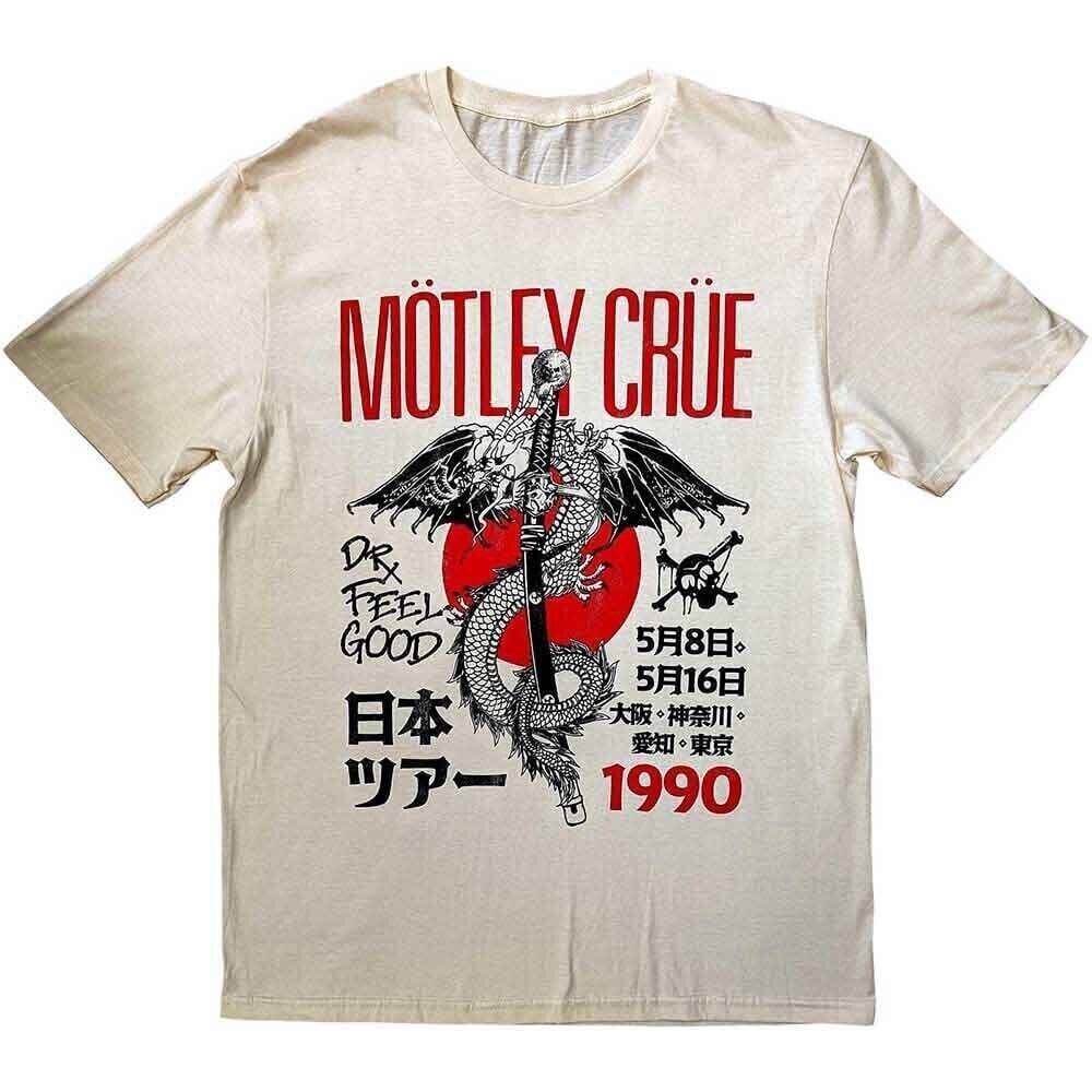 Košulja Mötley Crüe Dr. Feelgood Japanese Tour '90 Natural S Košulja