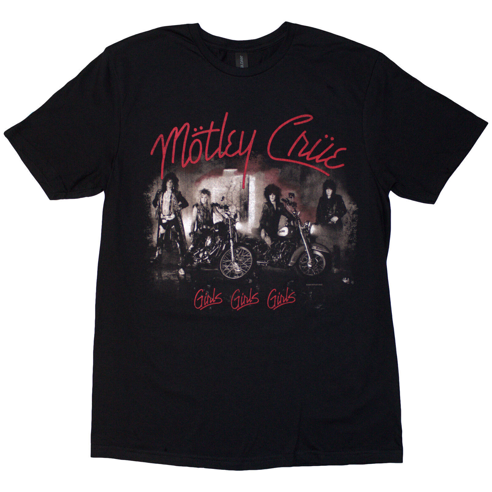 Skjorte Mötley Crüe Girls, Girls, Girls Vintage Black L Skjorte