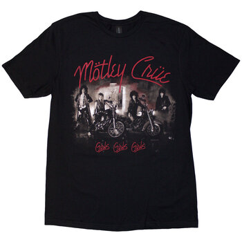 T-särk Mötley Crüe Girls, Girls, Girls Vintage Black XL T-särk - 1