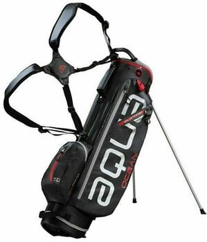 Чантa за голф Big Max Aqua Ocean Black/Red Stand Bag - 1