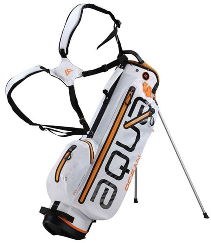 Чантa за голф Big Max Aqua Ocean White/Black/Orange Чантa за голф