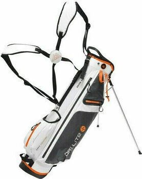 Sac de golf Big Max Dri Lite 7 White/Charcoal/Orange Stand Bag - 1