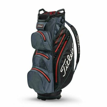Golfbag Titleist StaDry Charcoal/Black/Red Golfbag - 1