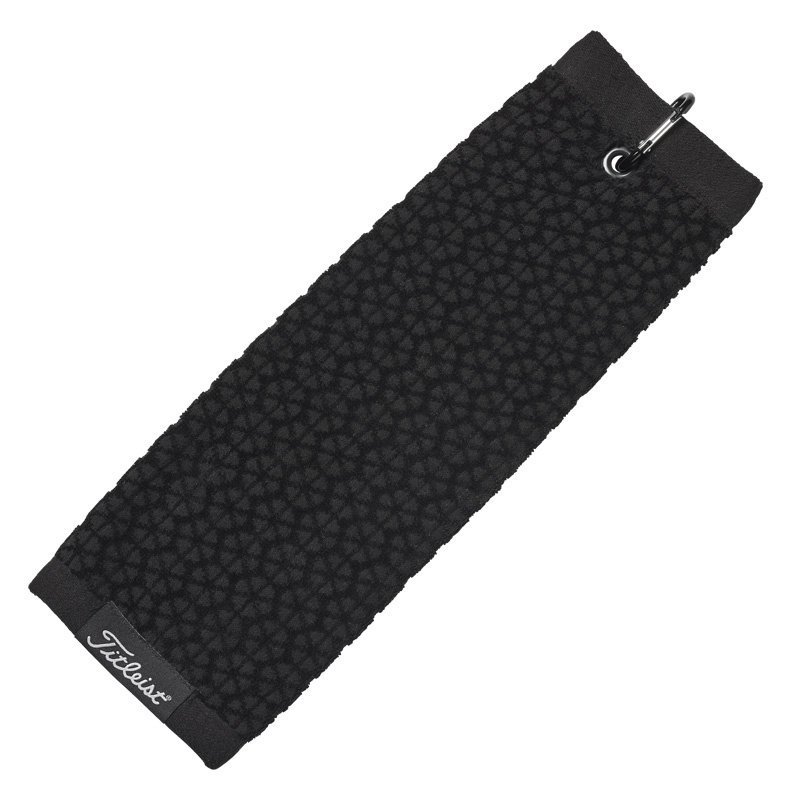 Towel Titleist Tri-Fold Cart Towel Black