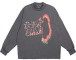 Billie Eilish Neon Silhouette Charcoal Grey M T-Shirt