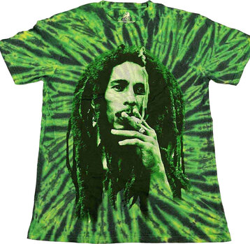 T-shirt Bob Marley Smoke (Wash Collection) Green XL T-shirt - 1