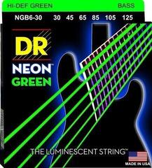 Cuerdas de bajo DR Strings Neon Hi-Def NGB6-30 Cuerdas de bajo