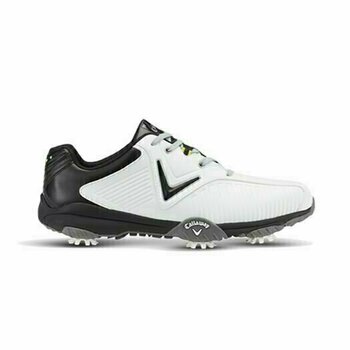 Pantofi de golf pentru bărbați Callaway Chev Mulligan Mens Golf Shoes White/Black UK 8,5 - 1