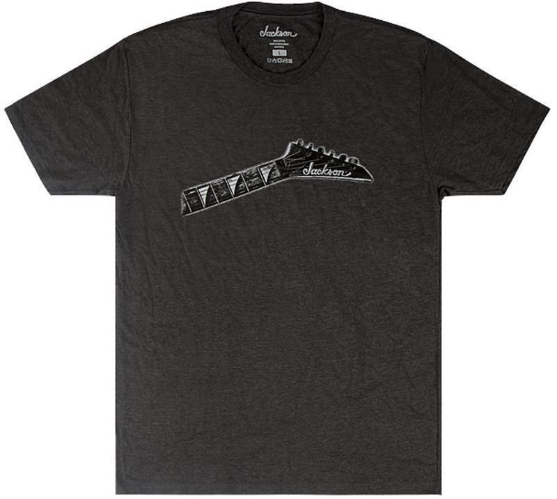 T-Shirt Jackson T-Shirt Headstock Grau L