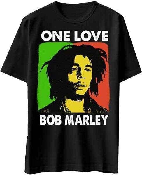 T-särk Bob Marley One Love Black 2XL T-särk