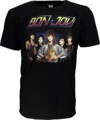 Skjorte Bon Jovi Tour '84 (Back Print) Black XL Skjorte