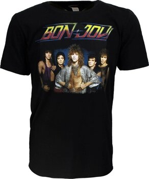 T-Shirt Bon Jovi Tour '84 (Back Print) Black M T-Shirt - 1