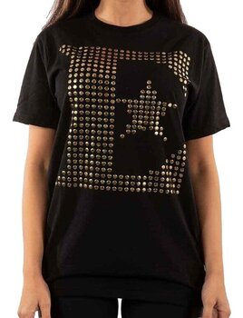 Tricou Elton John E Logo (Embellished) Black XL Tricou - 1