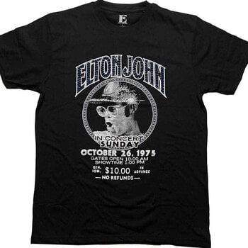 Shirt Elton John In Concert (Embellished) Black M Shirt - 1