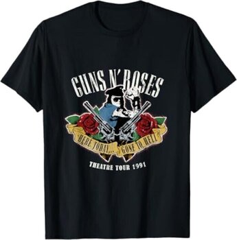 T-Shirt Guns N' Roses Here Today & Gone To Hell Black 2XL T-Shirt - 1