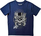 Guns N' Roses Faded Skull Blue XL Skjorte