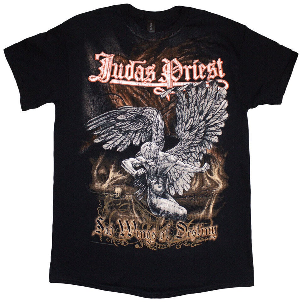 Skjorte Judas Priest Sad Wings Black 2XL Skjorte
