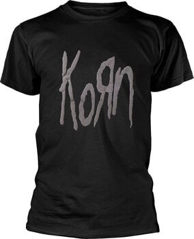 T-shirt Korn Logo (Hi-Build) Black XL T-shirt - 1