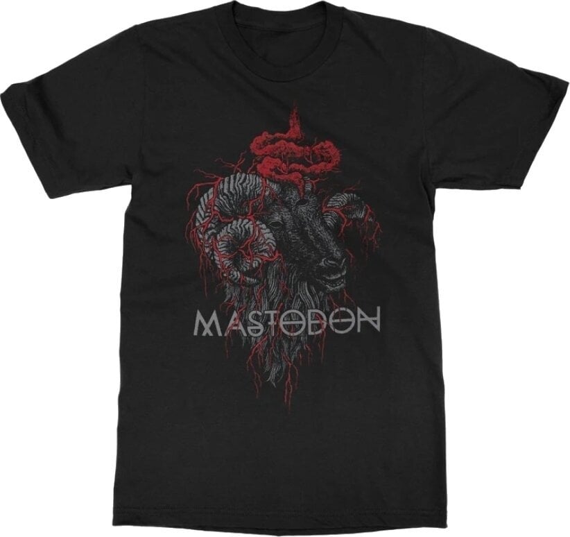 Camiseta de manga corta Mastodon Rams Head Colour Black M Camiseta de manga corta