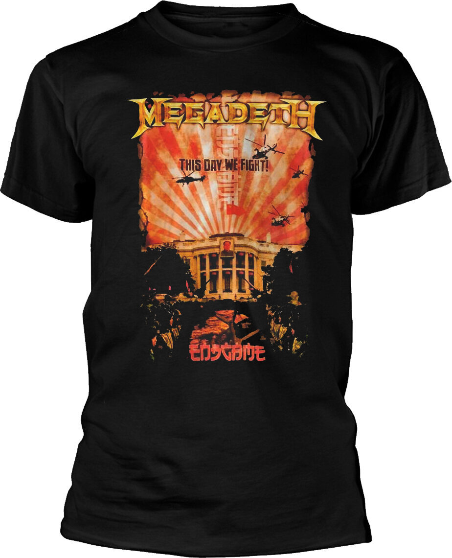 Košulja Megadeth China Whitehouse (Back Print) Black S Košulja