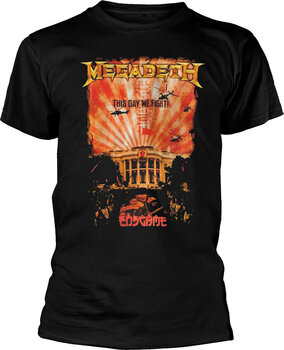 T-Shirt Megadeth China Whitehouse (Back Print) Black M T-Shirt - 1