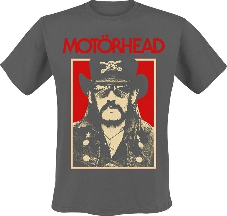 T-Shirt Motörhead Lemmy RJ Charcoal Grey L T-Shirt