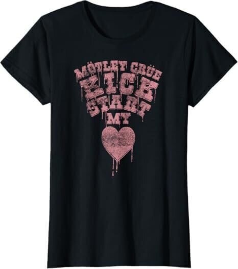 Majica Mötley Crüe Kick Start My Heart Black L Ženske Majica