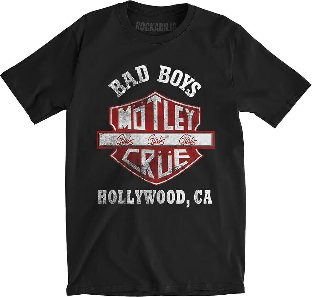 Πουκάμισο Mötley Crüe Bad Boys Shield Black M Πουκάμισο