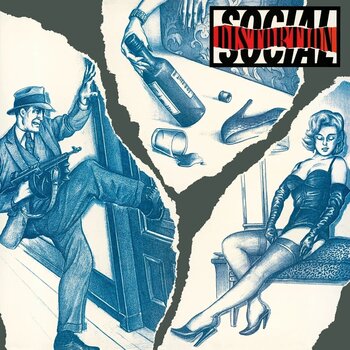 LP ploča Social Distortion - Social Distortion (Limited Edition) (Translucent Red/Black/White Marble Coloured) (180 g) (LP) - 1