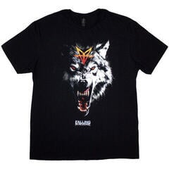 T-Shirt Falling in Reverse Wolf Black L T-Shirt