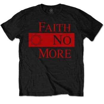 T-shirt Faith No More Classic New Logo Star Black XL T-shirt - 1