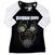 T-Shirt Green Day Green Mask Black & White 2XL Ladies T-Shirt