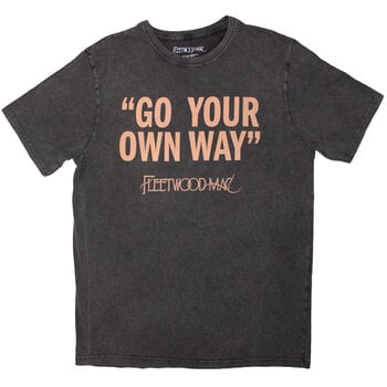 Marškinėliai Fleetwood Mac Go Your Own Way Charcoal Grey L Marškinėliai - 1