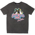 Fleetwood Mac On Tour (Stone Wash) Charcoal Grey L Majica