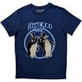 Fleetwood Mac Penguins Denim Blue L T-särk